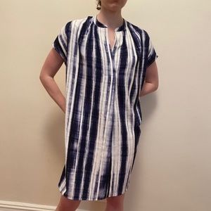 Vince Pop-Over Knee Length Dress